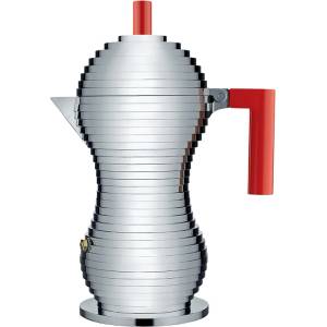 Alessi - Кафеварка Pulcina 6 чаши червено - MDL02/6R (MDL02/6R)