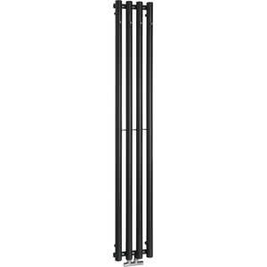 SAPHO - Лира за баня Pilon, 27x180 cm, черен мат IZ122T (IZ122T)
