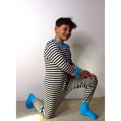 Detský overal ponožky tyrkysová