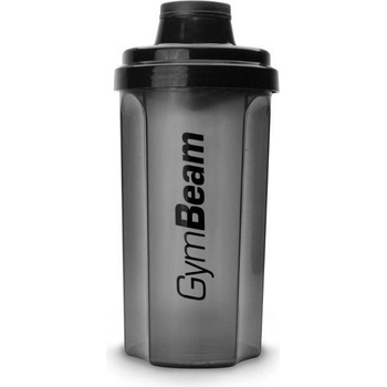 GymBeam Šejkr černý Transparent Black 700 ml