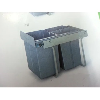 Image 1 of GTV Кош за боклук за врата Мел 40 л, плавно прибиране, за разделно събиране