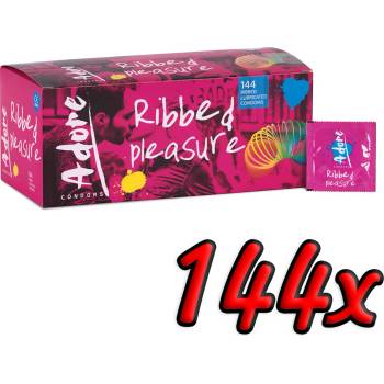 Image 1 of Pasante Adore Ribbed Pleasure 144 pack