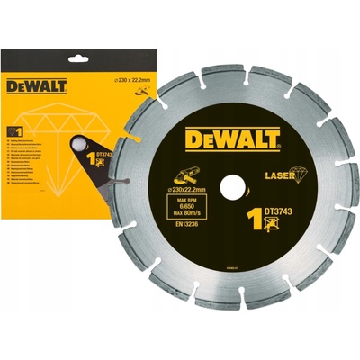 Dewalt Diamantový řezný kotouč 230 x 22,2 mm DT3743