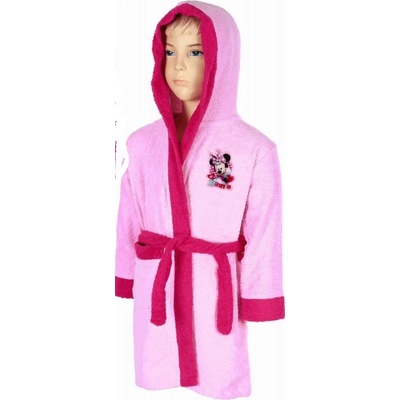 Setino Dievčensky župan - Minnie Mouse, svetlo ružový