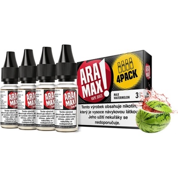 Aramax 4Pack Max Watermelon 4 x 10 ml 3 mg