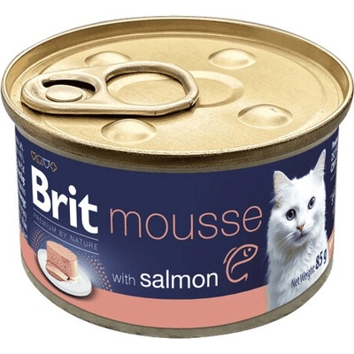 Brit Premium by Nature Cat Mousse with Salmon 85 g