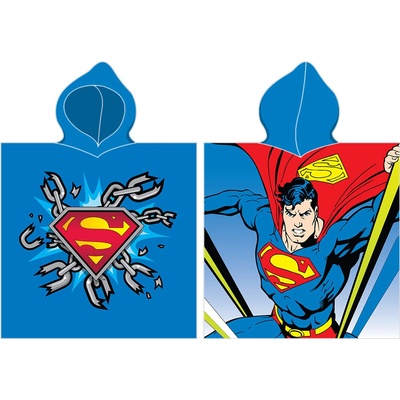 Carbotex Dětské pončo Superman Muž z Oceli 55 x 110 cm