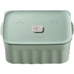 Buydeem Керамична кутия за храна Buydeem Bento CT1006-CG, 810 мл, 17х20.5 см, До 230°C, Съвместима с фурна и микровълнова, Зелен (CT1006-CG)