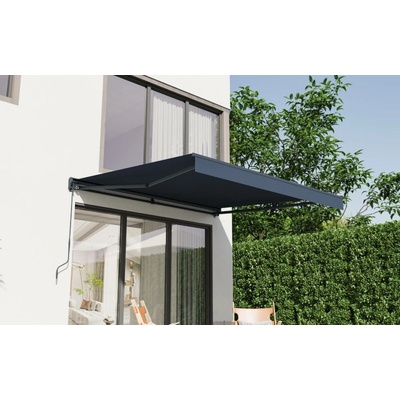 BestBerg BBSU-E350CG Elektrická markýza 350 x 300 cm šedá