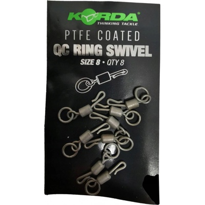 Korda Obratlík PTFE QC Ring Swivel vel.8 8ks