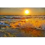 DIMEX ART Флизелинов фототапет зора над морето 375 x 250 см