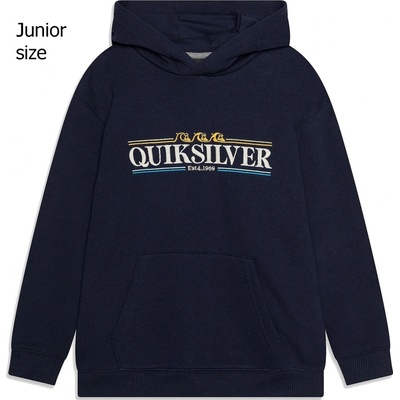 Quiksilver Graphic Hoodie Navy Blazer