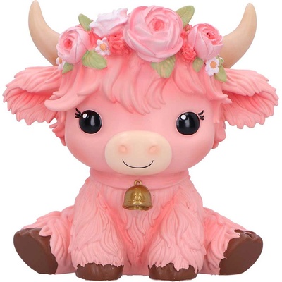 Nemesis Now Статуетка Nemesis Now Adult: Cute - Moo Crew - Primrose (Pink Flower), 10.5 cm (B7445A26)