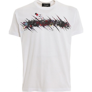 DSQUARED2 Color Rush White tričko bílá