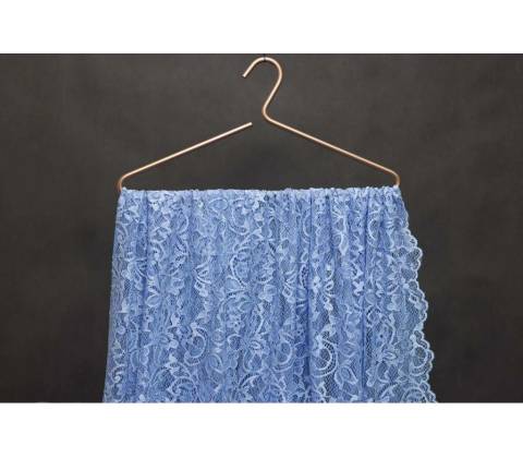 Krajka elastická nylon - Modrá