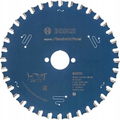 Bosch Expert řezný kotouč pro sendvičové panely 190x30 mm 36 zubů