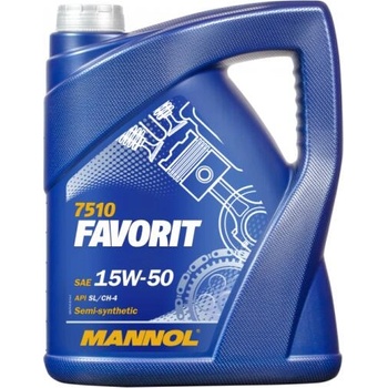 Image 1 of MANNOL 7510 Favorit 15W-50 5 l