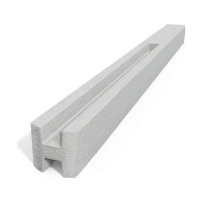 Sloupek betonový EXCLUSIVE, průběžný 1600 mm, přírodní, balení 1 ks