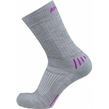 Apasox Sherpax KAZBEK Juncal trekové ponožky W grey pink