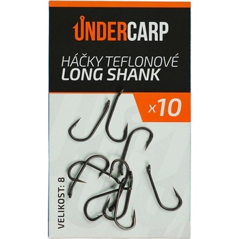UnderCarp Teflónový LONG SHANK Veľ. 8 10ks