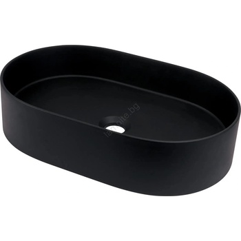 Deante Silia 55x35 cm black (CQS_NU6S)