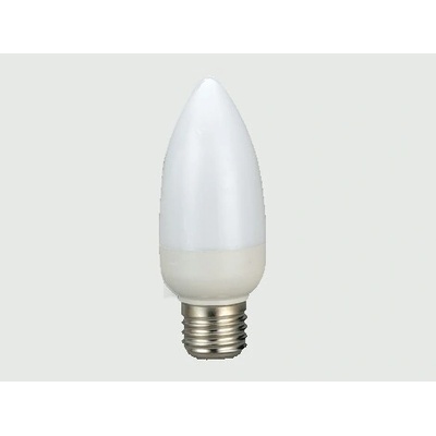MAX LED LED žárovka E27 C30 12 SMD 5W, neutrální 20153