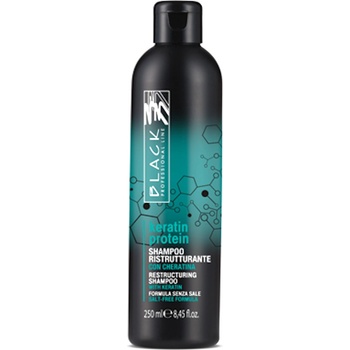 Black Keratin Protein Šampón pre poškodené a oslabené vlasy 250 ml