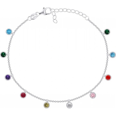 Brilio Silver náramok BRC78WRBW