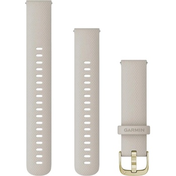 Garmin Каишка Garmin - QR Silicone, Venu 2S/3S, 18 mm, Light Sand/Light Gold (010-12932-0D)