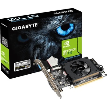 GIGABYTE GeForce GT 710 1GB GDDR3 64bit (GV-N710D3-1GL)
