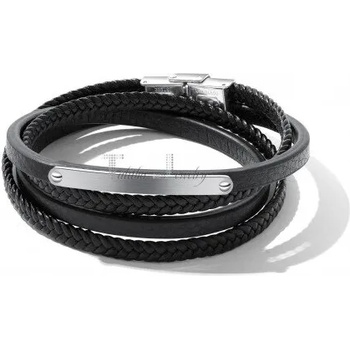 Image 1 of Talitha Кожена гривна с плочка за гравиране