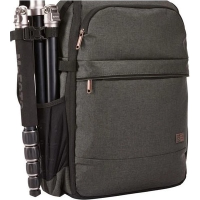 Case Logic CEBP-106 - голяма раница за DSLR, за лаптоп 13", със статив, 0.93 kg, сива