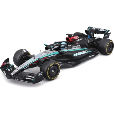 Bburago Mercedes AMG Petronas W15 2024 63 Russell hardcase 1:24