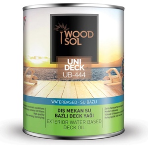 Wood Sol Unideck UB-444 Безцветно - Цветно масло за декинг на водна основа 0.75л (6601)