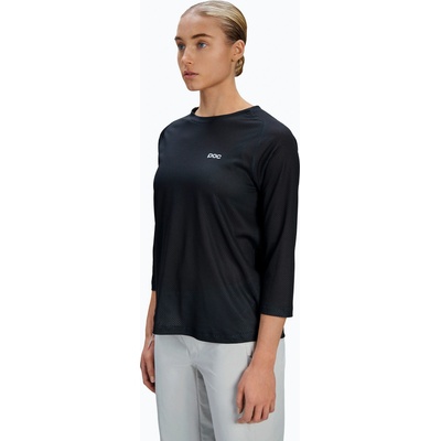 POC Дамска тениска за колоездене POC Motion Air Jersey 3/4 uranium black