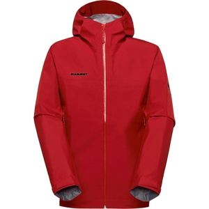 Mammut Мъжко водоустойчиво яке Mammut Crater Light Hardshell Hooded Jacket Waterproof jacket - Dark Mammut Red (002-3342-0612)