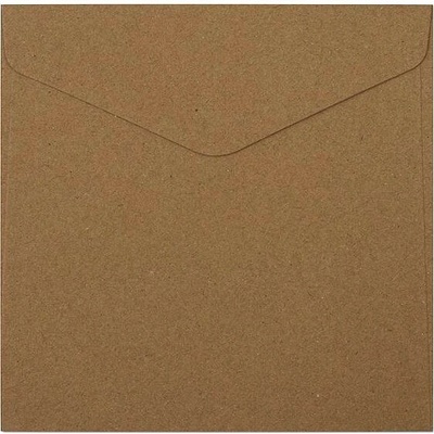 Galeria Papieru 16 × 16 cm obálky 10 ks (120 g/m2) tmavý kraft