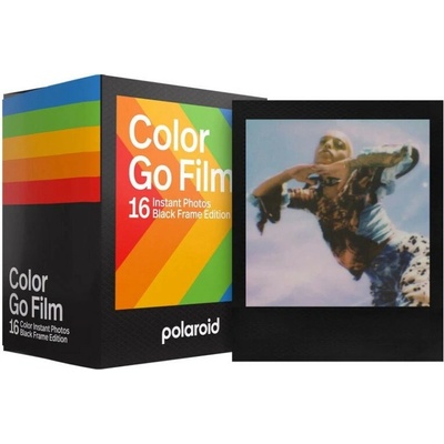 POLAROID film color GO, black frame