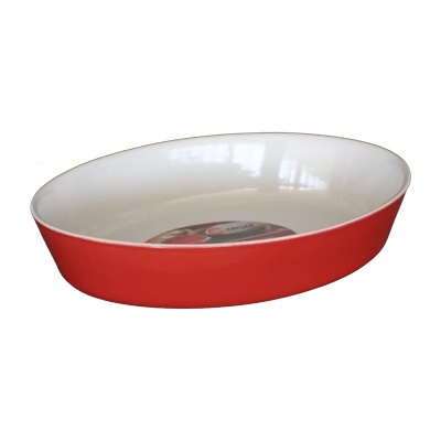 Cerutil Cerutil-Тава овал 34.5/24.5/7см ТРИ ЦВЯТА (po136) (010833)