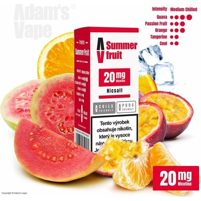 Adams Vape Salt Summer Fruit 10 ml 20 mg