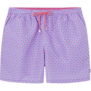 Hackett Бански гащета Hackett Floral Geo swimming shorts - Blue (Marine Blue)