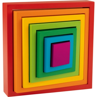 Montessori Playtive duhová skládačka (duha ve čtverci) – Zboží Dáma
