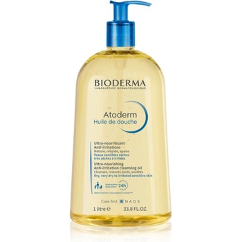 BIODERMA Atoderm Shower Oil високо подхранващ и успокояващ душ-гел за суха и раздразнена кожа 1000ml