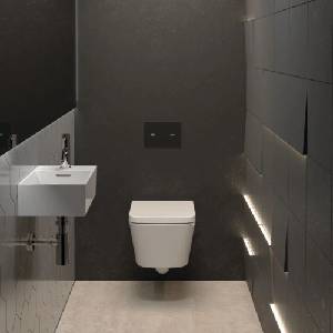 Ideal Standard Atelier Extra стенен умивалник 45 см матово бял с отвор за смесител и десен преливник (T3734V1)