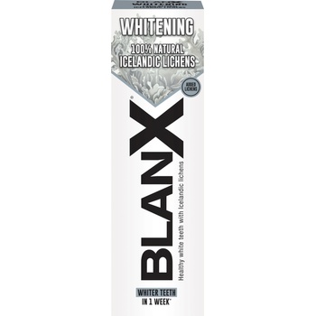 Blanx Избелваща паста за зъби с исландски лишей, 75 ml