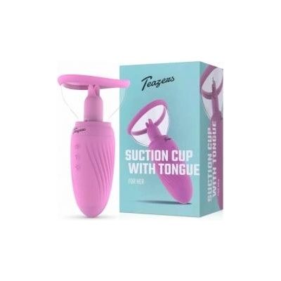 Boss of Toys Teazers Suction Cup Intimate Stimulator with Dual Vibration Modes Pink