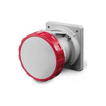 SCAME Промишлен контакт 3P+N+Е 63A 380V IP67/69 ПРАВ серия Optima панелен монтаж 100х110мм - 428.6367 (428.6367)