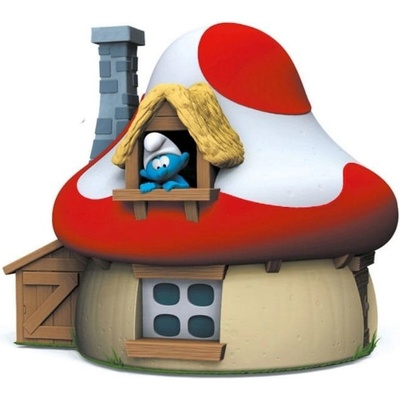 Pokladnička The Smurfs Mushroom House 13 cm