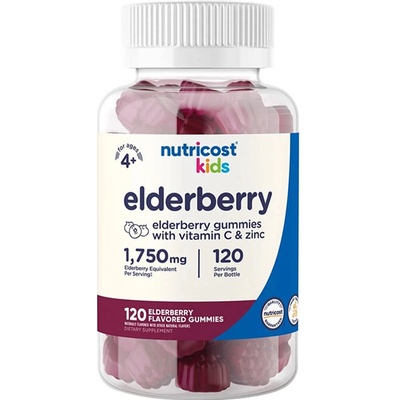 Nutricost Kids Elderberry 120 gummies