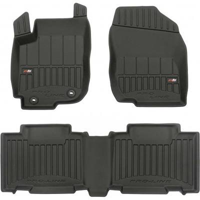 FroGum 3D Гумени стелки Frogum съвместими с Toyota Rav4 2013-2019, 4 части, черни